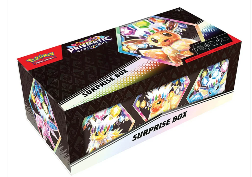 POKEMON TCG Scarlet & Violet Prismatic Evolutions Surprise Box
