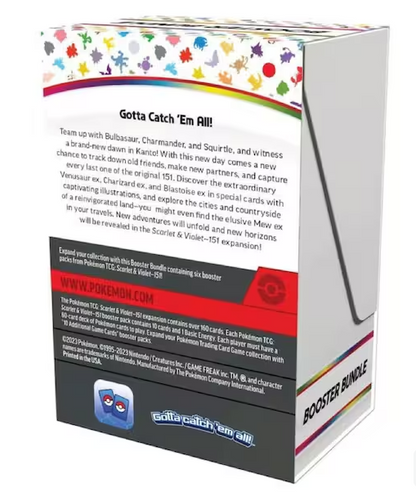 POKEMON TCG Scarlet & Violet 151 Booster Bundle Set