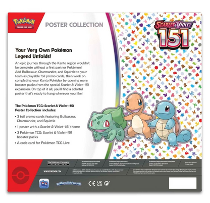 Pokemon TCG Scarlet &amp; Violet 151 Poster Collection
