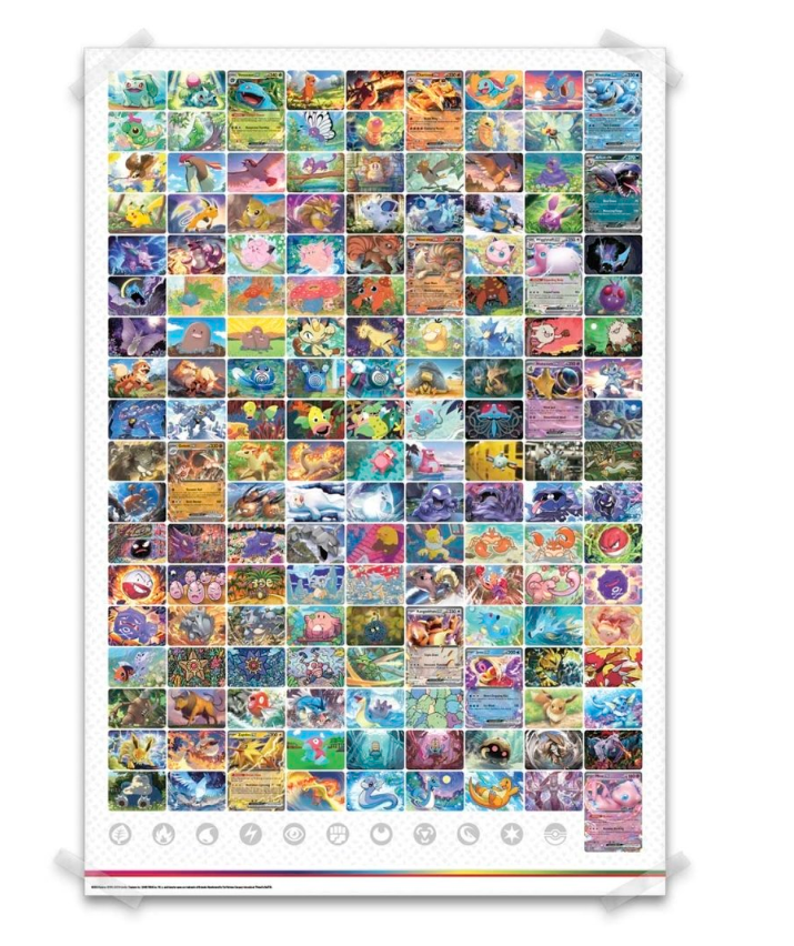 Pokemon TCG Scarlet &amp; Violet 151 Poster Collection