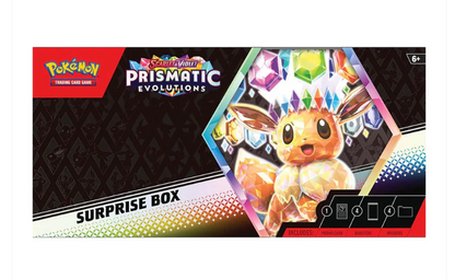 POKEMON TCG Scarlet & Violet Prismatic Evolutions Surprise Box