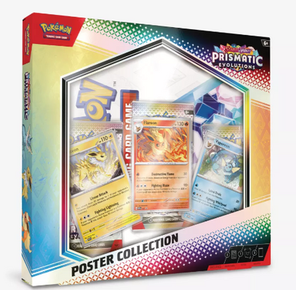Pokemon TCG Scarlet & Violet 8.5 Prismatic Evolutions Poster Collection